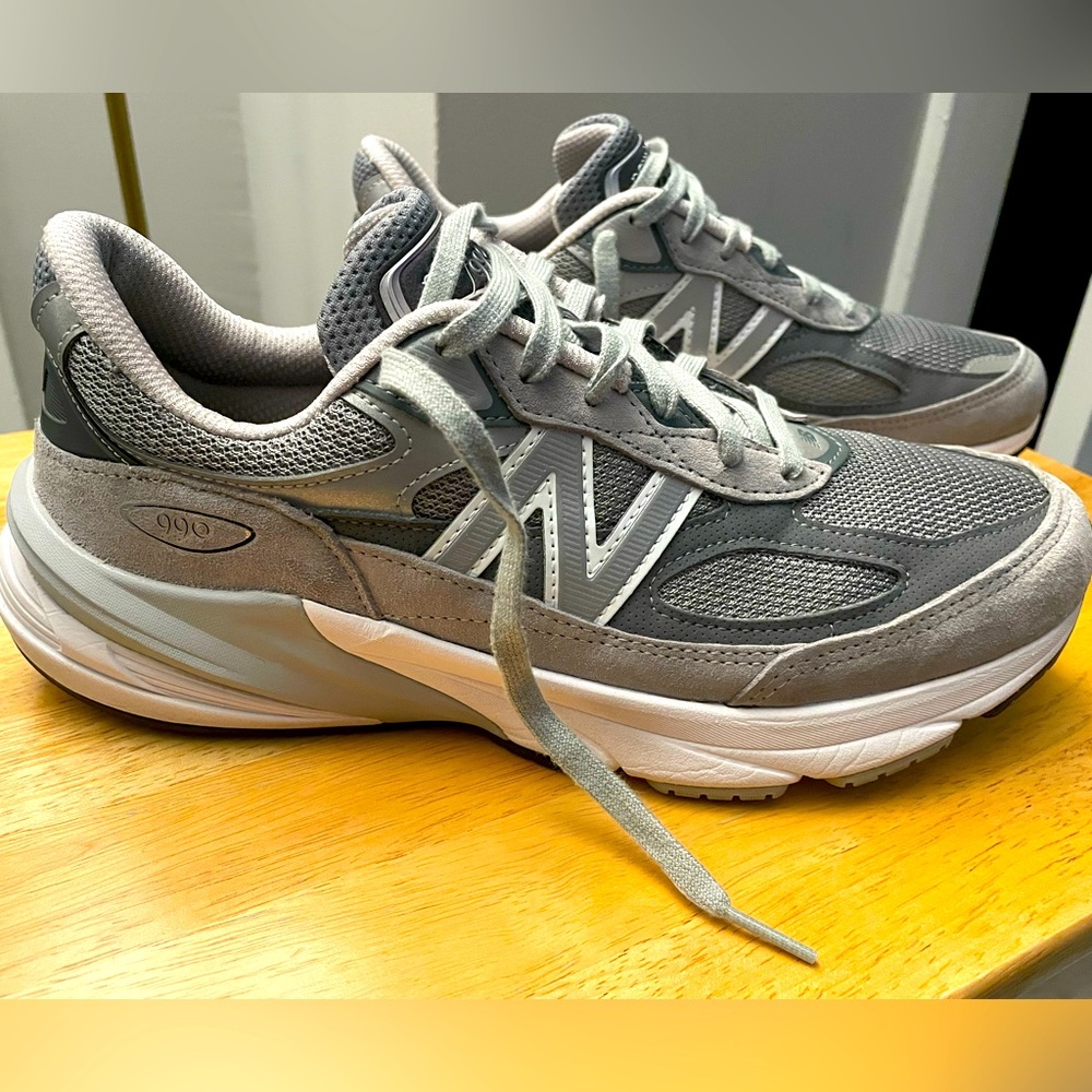 Mens New Balance 990v6 Grey/Grey size 10